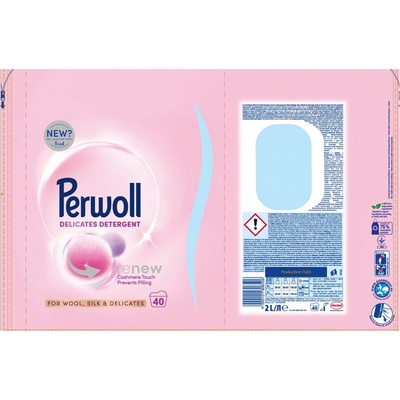 Perwoll Renew Wool prací gel 2 l 40 PD
