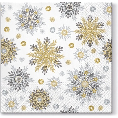 PAW ubrousky L Snowflakes 33x33cm