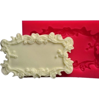 Cesil Silikonová forma Rámeček obdélníkový 4x6,5cm