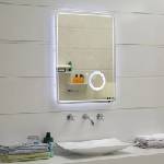 Inter Ceramic Огледало с осветление и антизапотяване Inter Ceramic, правоъгълно, 60x80 см (1789)
