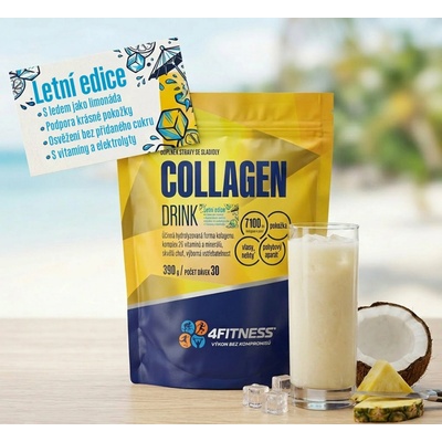 4fitness Collagen drink 7100 mg piña colada 390 g