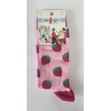 Design Socks Detské ponožky ovoce ružová