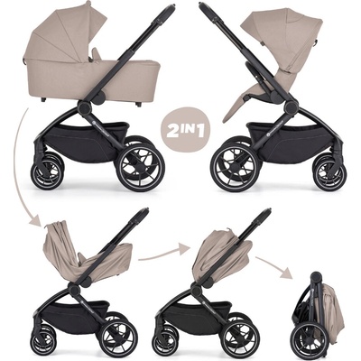 PETITE&MARS kombinovaný SCOUT 2v1 Cappuccino Cream 2026