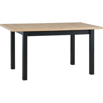 Black Red White Melan 120-150 cm Dub Artisan Čierna