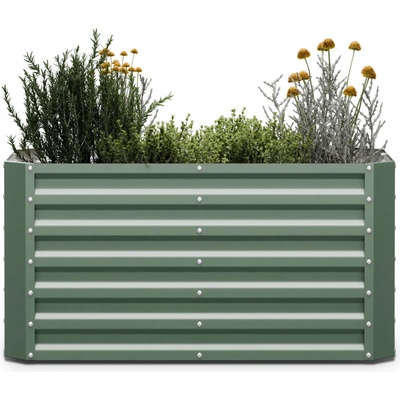 Blumfeldt High Grow Straight, vyvýšený záhon, 120 x 60 x 60 cm, Zelená