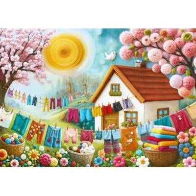 Cherry Pazzi - Puzzle Woollen Meadow - 1 000 piese
