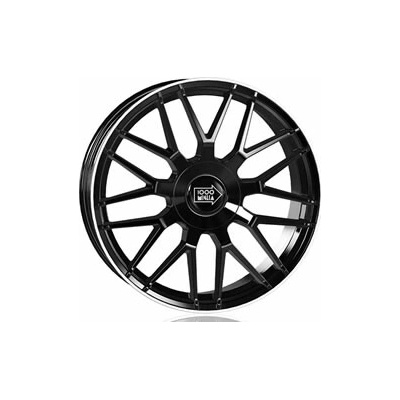 1000 MIGLIA MM007 8,5x20 5x112 ET42 gloss black lip polished