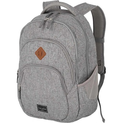 Travelite basics melange 96308-03 šedá 22 l