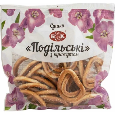 BKK Pšeničné sušené krúžky Podilské so sezamom 250 g