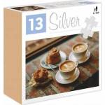 McQ by Alexander McQueen Alexander Silver Puzzle Coffee and Cookie 6 pieces