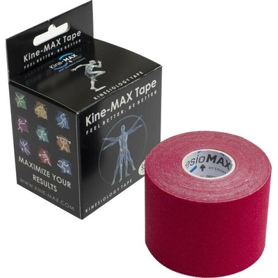 KineMAX Classic kinesiologická tejpovací páska červená 5 cm x 5 m