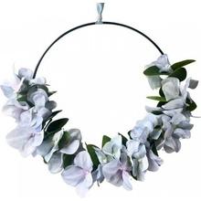 Kovo-deko Kovový květinový kruh Hortenzie 25 cm