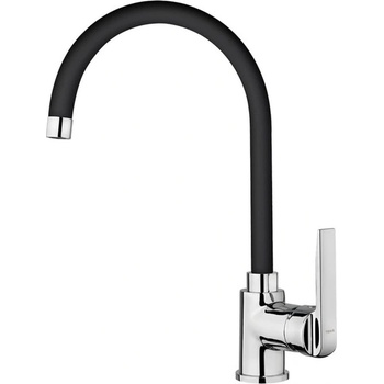 Strohm Teka Inca 995 ЦВЕТНО РАМО ЧЕРЕН Кухненски смесител, въртящ се чучур, черен (Б.532.2.ЧЕ)