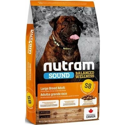 Nutram S8 Sound Adult Large Breed 3 x 11,4 kg
