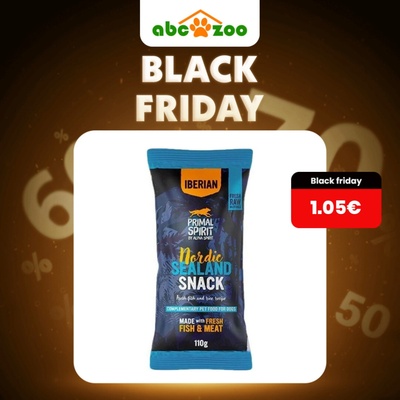 Primal Spirit Dog Iberian Snack Nordic Sealand 110 g