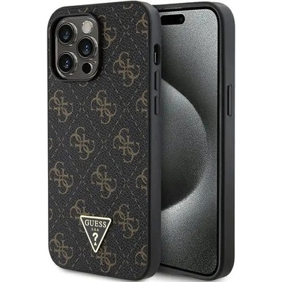 GUESS Кейс Guess 4G Triangle Metal Logo за iPhone 14 Pro Max, черен (GUE003609-0)