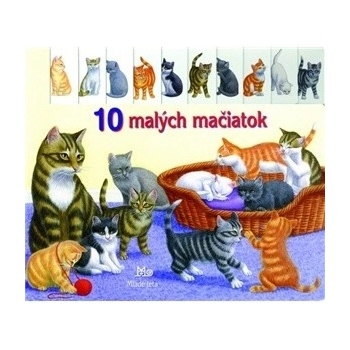 10 malých mačiatok
