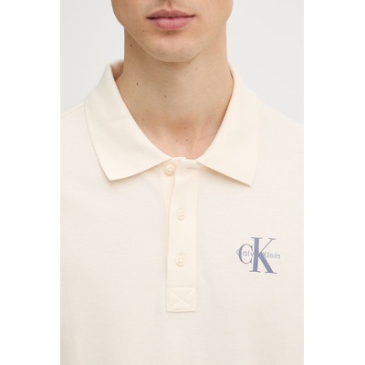 Calvin Klein Jeans тениска с яка мъжка памучна (LV04RF209G)