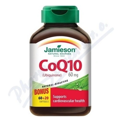 Jamieson Koenzým Q10 60 mg 80 kapsúl