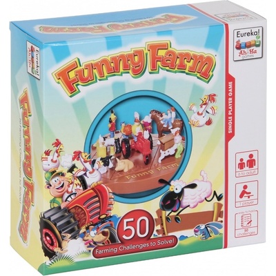 Eurekakids Настолна соло игра Funny Farm - Детска (473548)