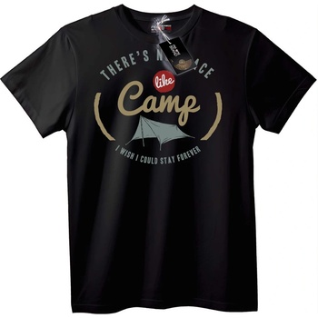 NOONEBRAND Тениска Никъде Като Лагера - L, Black
