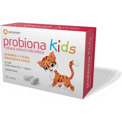 Avanso Probiona Kids Kvalitné probiotiká pre deti 20 kapsúl