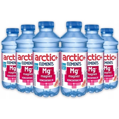 Arctic + Focus Vitamínová voda s hořčíkem a grapefruitovou příchutí 6 x 0,6 l