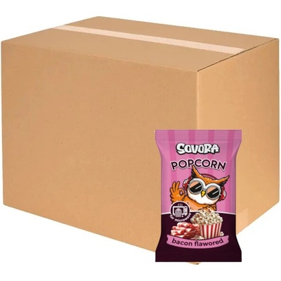 Sovora popcorn do mikrovlnky Slaninový 15 x 100 g