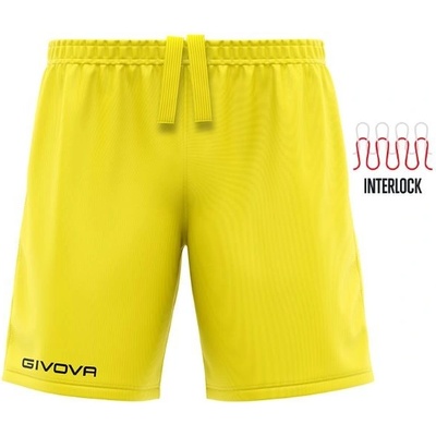 Givova sportovní šortky Short Capo yellow žlutá
