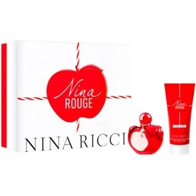 Nina Ricci Nina Rouge EDT 80 ml + telové mlieko 100 ml darčeková sada