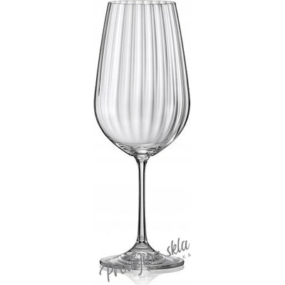 Crystalex sklenice na víno Waterfall 6 ks 350 ml
