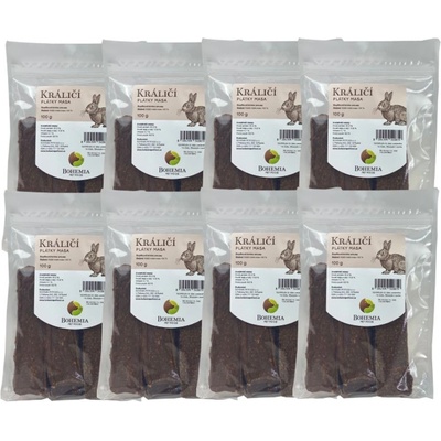 Bohemia Pet Food BOHEMIA 20x Králičí plátky 100 g