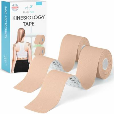 Health Press kineziologický tejp béžový 5 cm x 5 m 2 ks