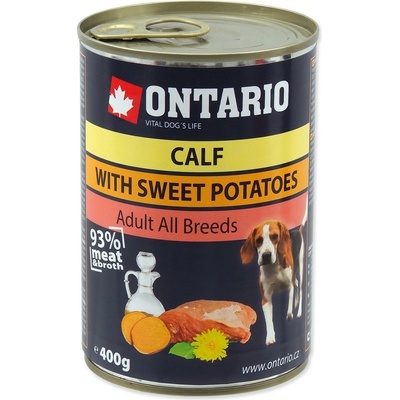 Ontario Calf, Sweetpotato, Dandelion and linseed oil400 g