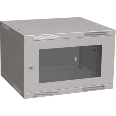 Rozvaděč nástěnný skládaný SENSA LITE 9U 450mm, dveře sklo, RAL 7035 SENSA-L-9U-545-11-G
