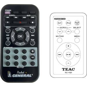 GENERAL Teac rc-1121 - дистанционно управление дубликат (rc-1121) Дистанционно