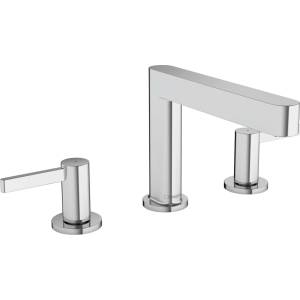 Hansgrohe Finoris - Смесител за умивалник 110, монтаж на 3 отвора, с изход Push-Open, EcoSmart, хром 76033000 (76033000)