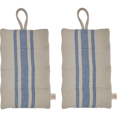 OYOY Linu кухненски ръкавици, бежово-сини, 2 бр (L301352)