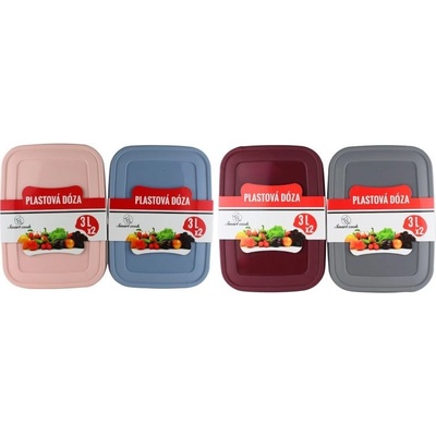 SmartCook Plastová dóza 2 x 3 l