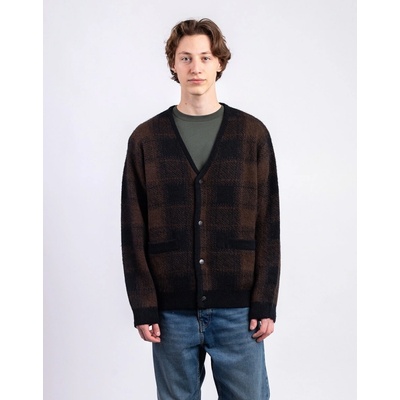 Carhartt WIP Everson Cardigan Everson Jacquard black