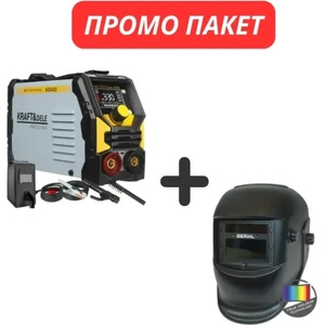 STAHL ПРОМО ПАКЕТ! Заваръчна маска STAHL The Welding Helmet -True Color DIN 9-13 + Инверторен заваръчен апарат KraftDele KD3430/ 330A (S00921+KD3430) Заваръчен апарат