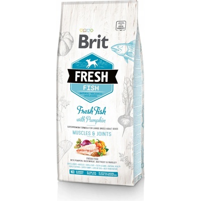 Brit Fresh Adult Large ryba a tekvica 12 kg