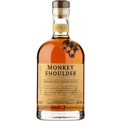 Monkey Shoulder 40% 1 l (čistá fľaša)