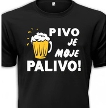 Tričko Pivo je moje palivo vel. černá