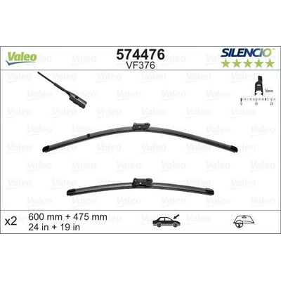 Valeo Silencio X-TRM 600+480 mm VA 574476