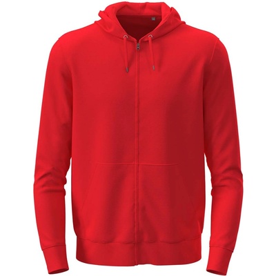 Stedman classic zip hoodie st4500 / Унисекс суичър с цип - алено червен xl (st4500srexl)