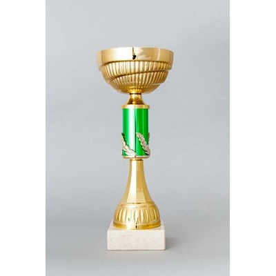 Zlato-zelený sportovní pohár 23 32 cm 26 cm