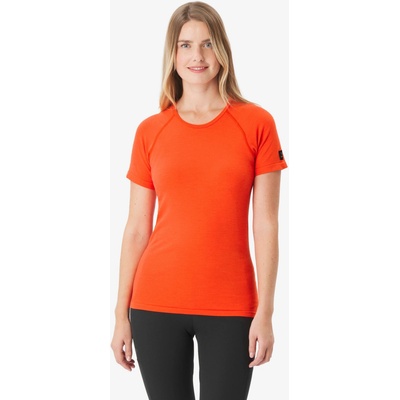 SIMOND Dámske tričko Merino Seamless krátky rukáv oranžové