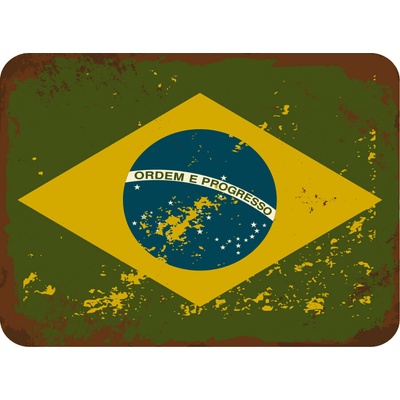 Ceduľa vlajka Brazília