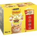 Friskies s kuraťom hovädzím jahňacím kačicou v šťave 12 x 85 g